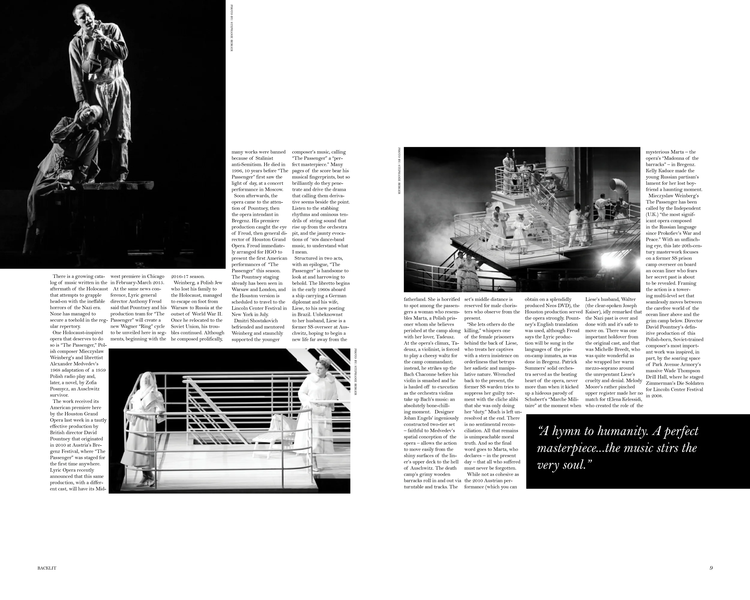 Printed Publication: Second Feature Spread Cont.
