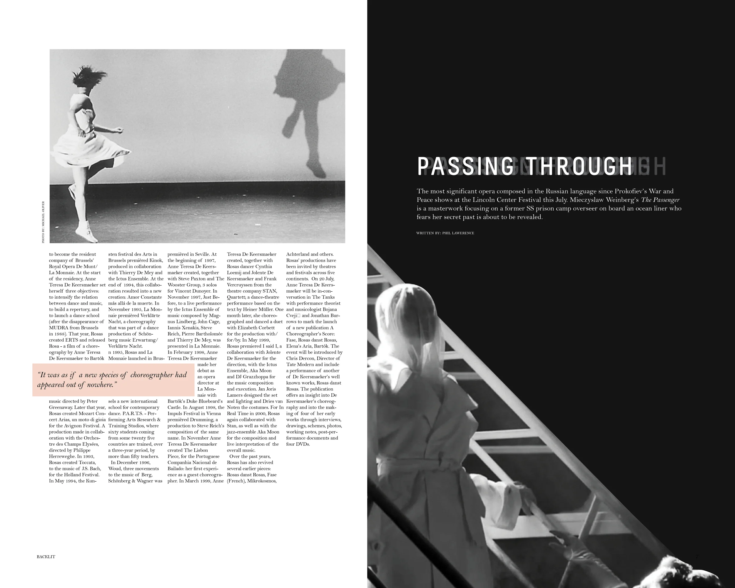 Printed Publication: Feature Cont. & Second Feature Spread