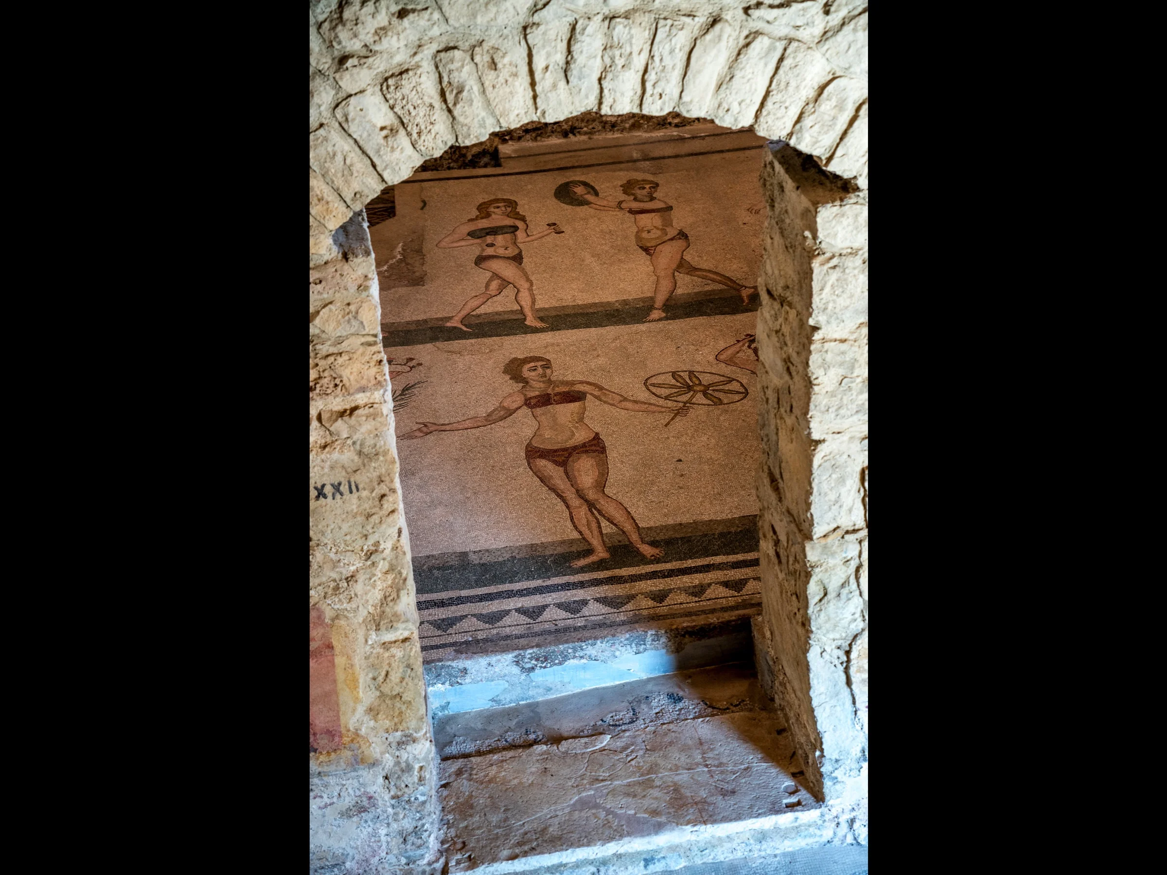 Floor Mosaics, Villa Romana, Piazza Armerina, 161-180 AD