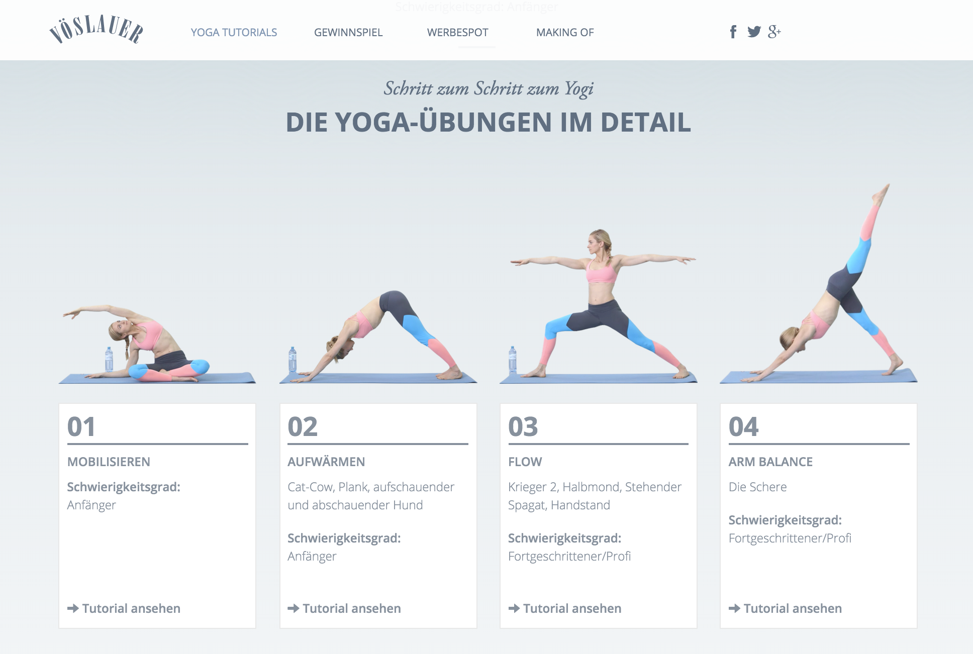 Vöslauer Yoga-Kampagne (2016)