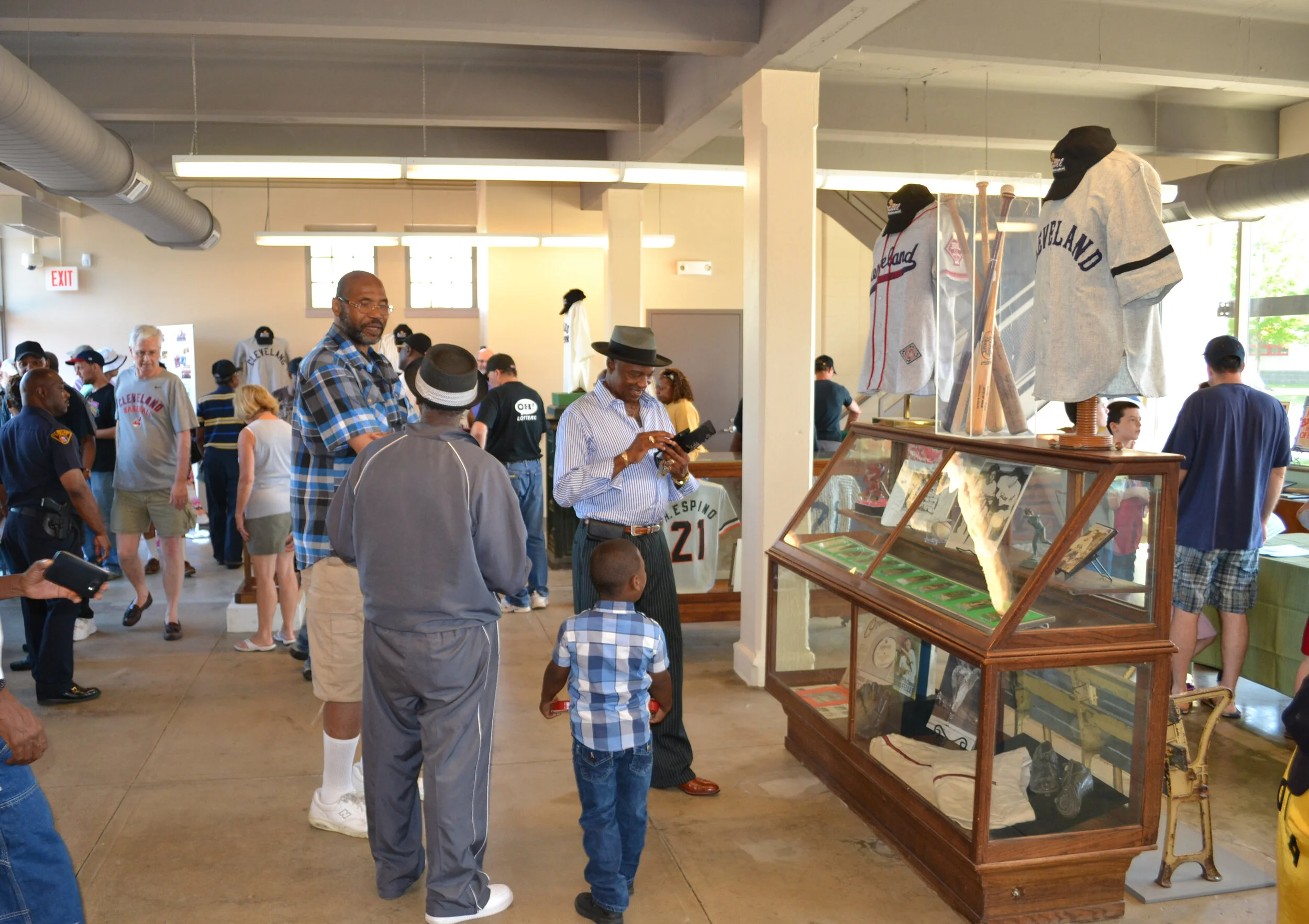 League Park Ticket House-Museum Interior.jpg