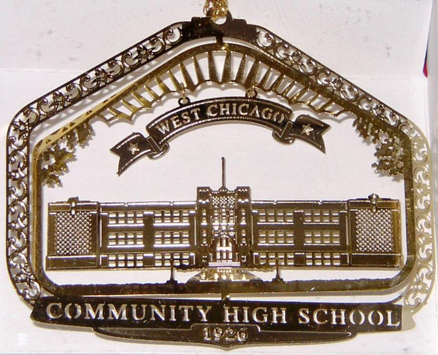 2003- Community High School ( Out of Stock) Even though a High School District was not created until 1921, high school classes were held in several elementary schools as early as the 1870s. Overcrowding in the mid-1920s moved voters to approve building a high school. Construction was completed in 1926 with the first classes beginning September 23. The first class of 27 students graduated on June 11, 1927. Additions were made in 1954, 1964, 1978 and 1998.