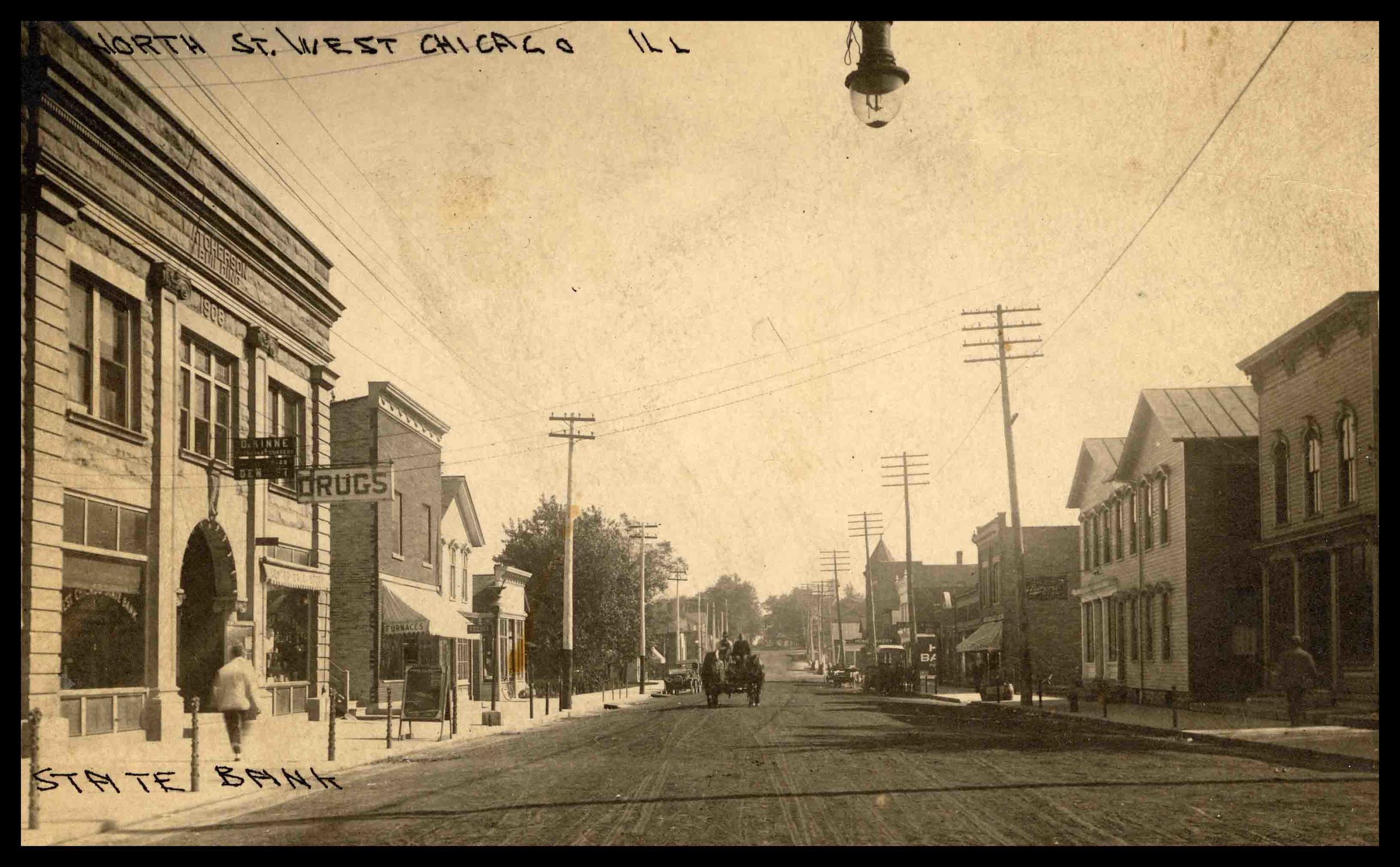 North Street, now Washington St. (1908-1918)