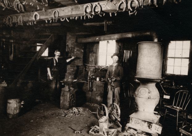 Krimball's Blacksmith Shop (1885)