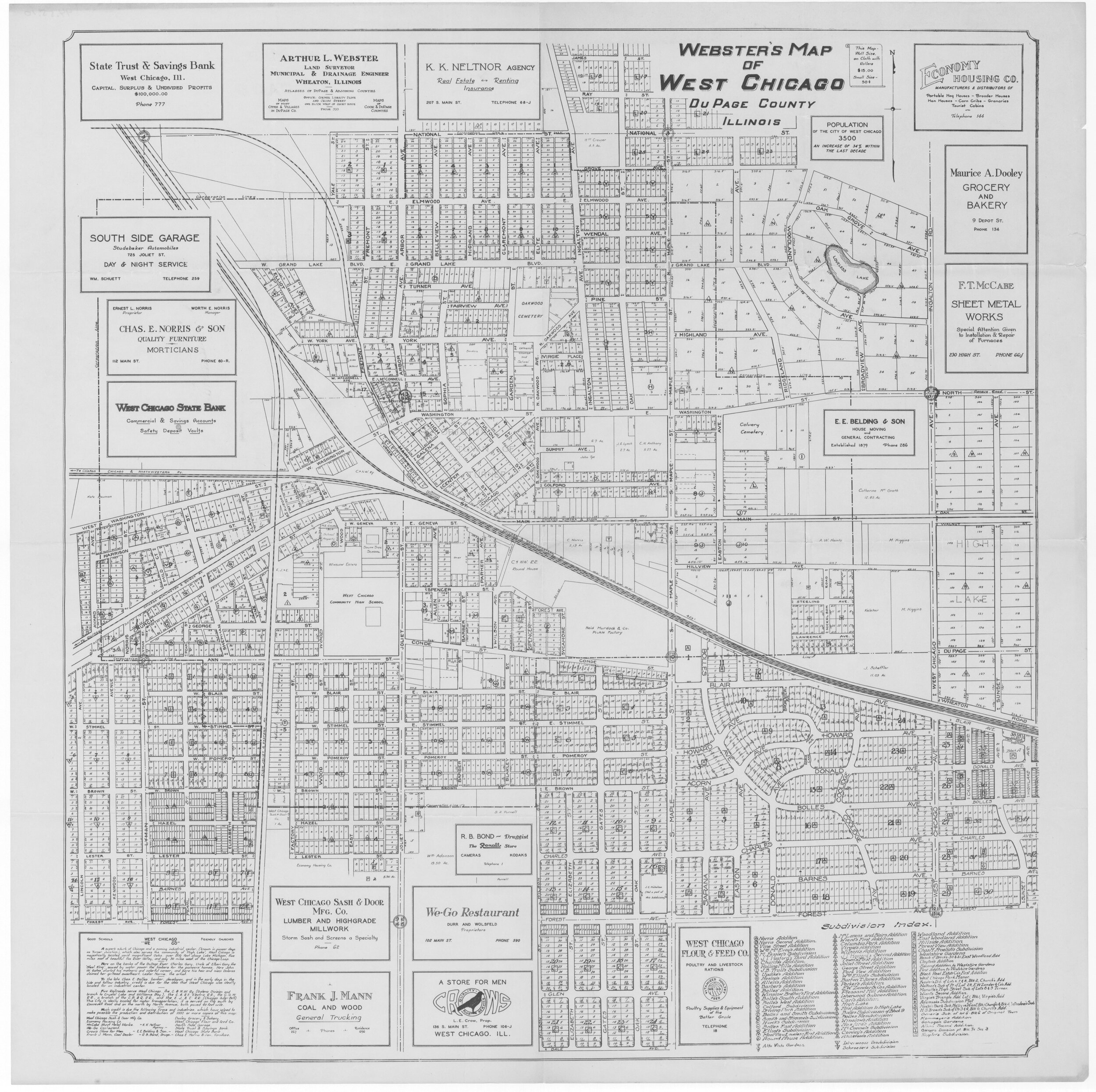 Webster's Map c1935 main street.jpg