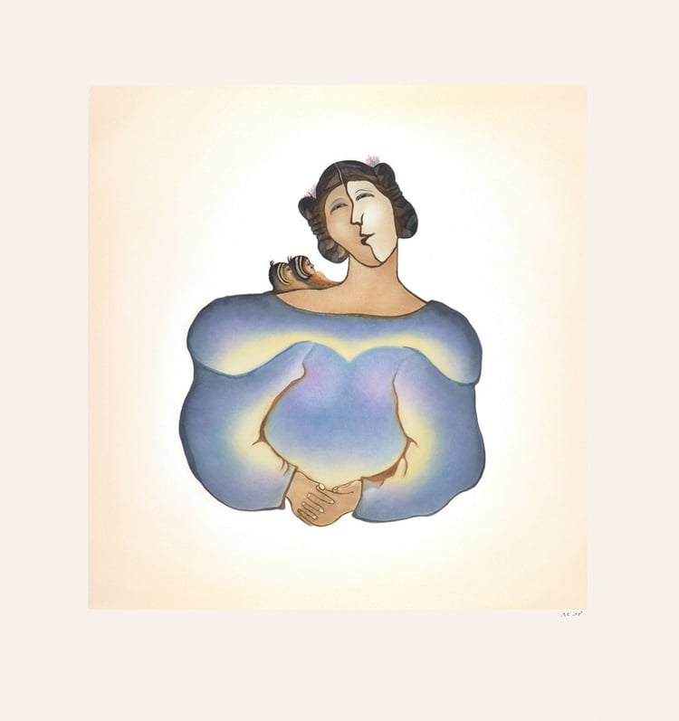 MARRULIAK (Twins), 2014 Etching & Aquatint 79.5 x 76 cm $800 CDN