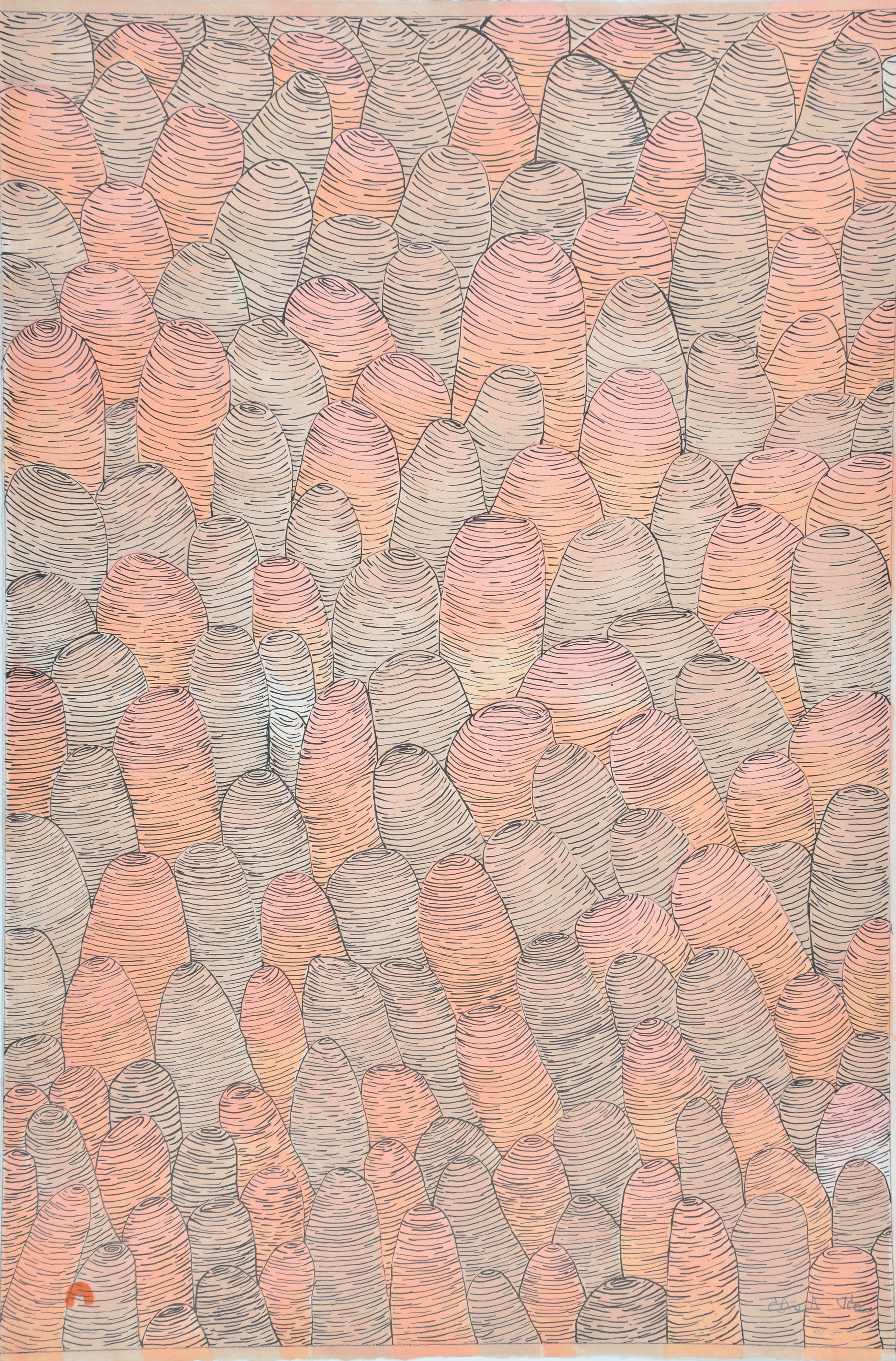 CLAMS , 2017 Lithograph on BFK Rives White Printer: Nivesksie Quvinaqtuliaq 56.2 x 38.2 cm Edition of 50 $ 600.00