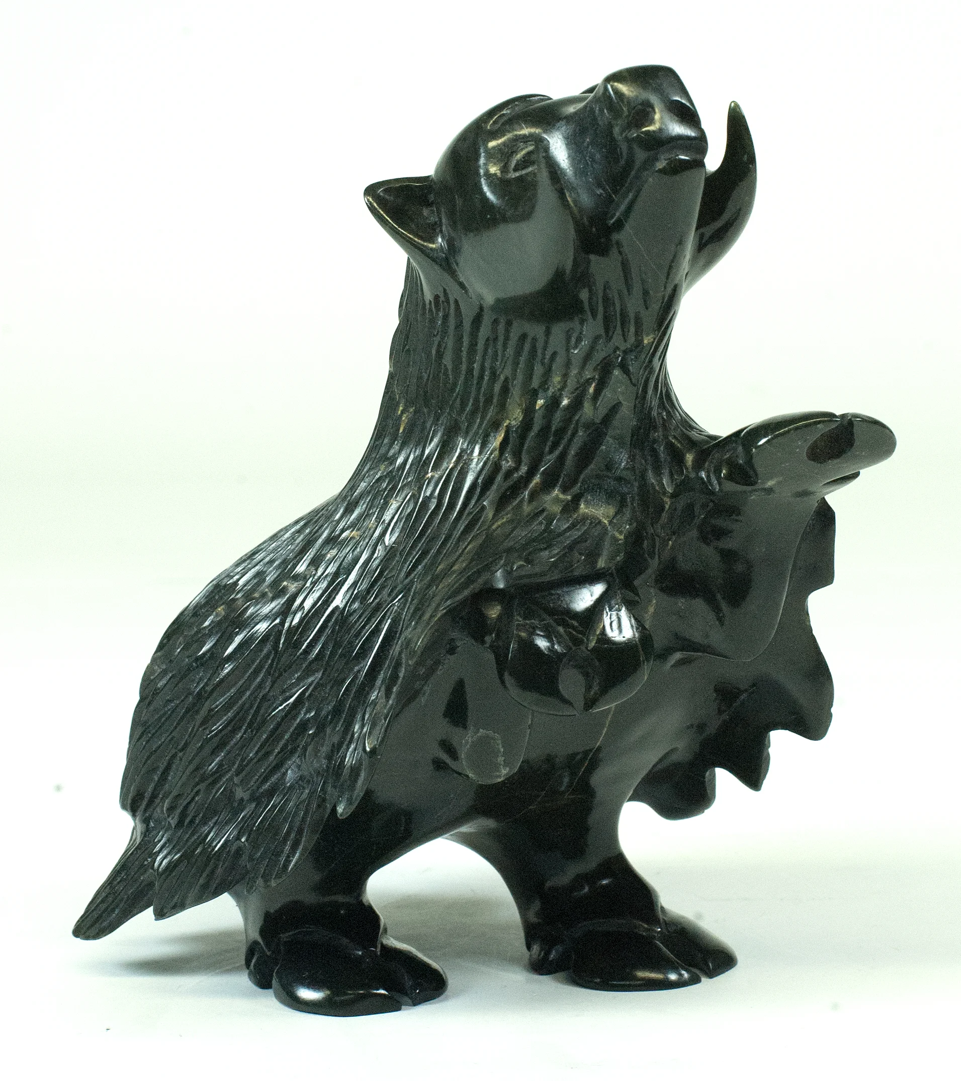 7806L Muskox, 2018 Serpentinite H 7” W 5.5” D 4.5”