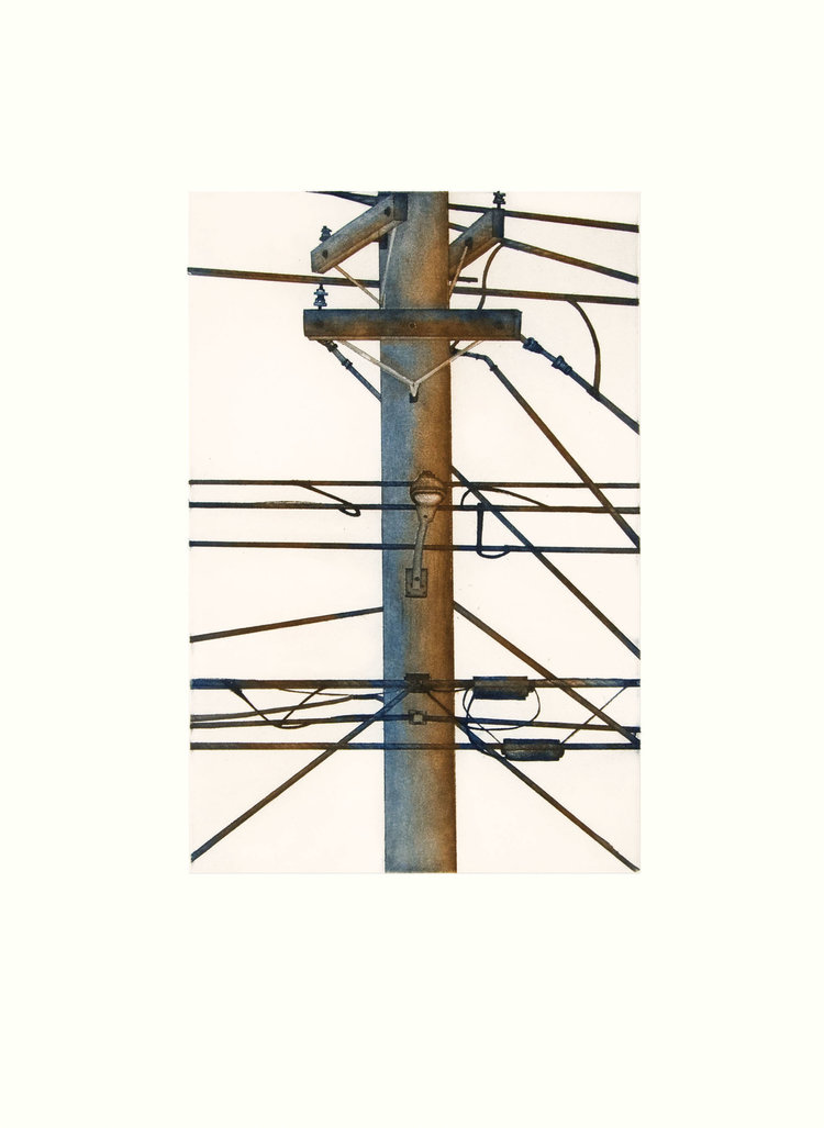 PADLOO SAMAYUALIE Kinngait Calling Etching & Aquatint 49.3 x 36.8 cm $500 Dorset ID#18-27
