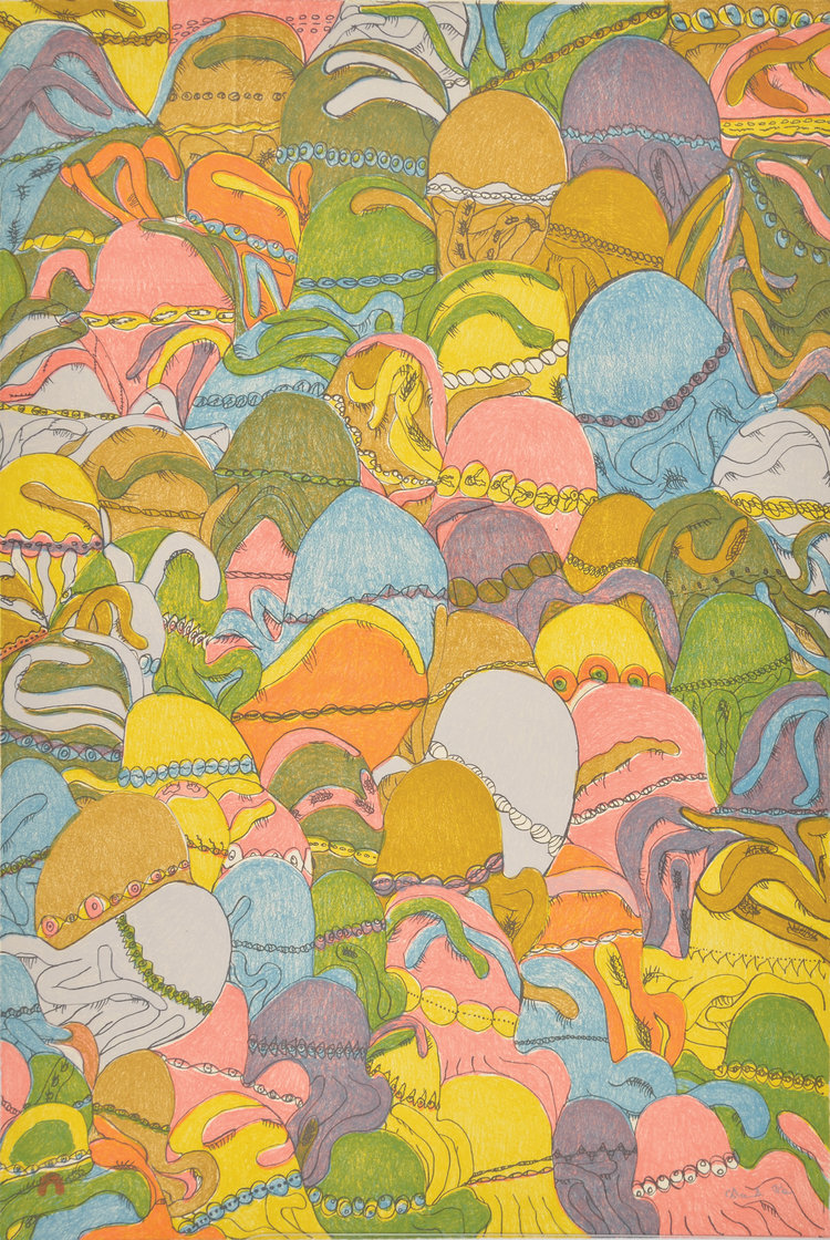 OCTOPUSES , 2017 Lithograph 56.2 x 38.2 cm $ 600.00 Dorset ID#18F-03