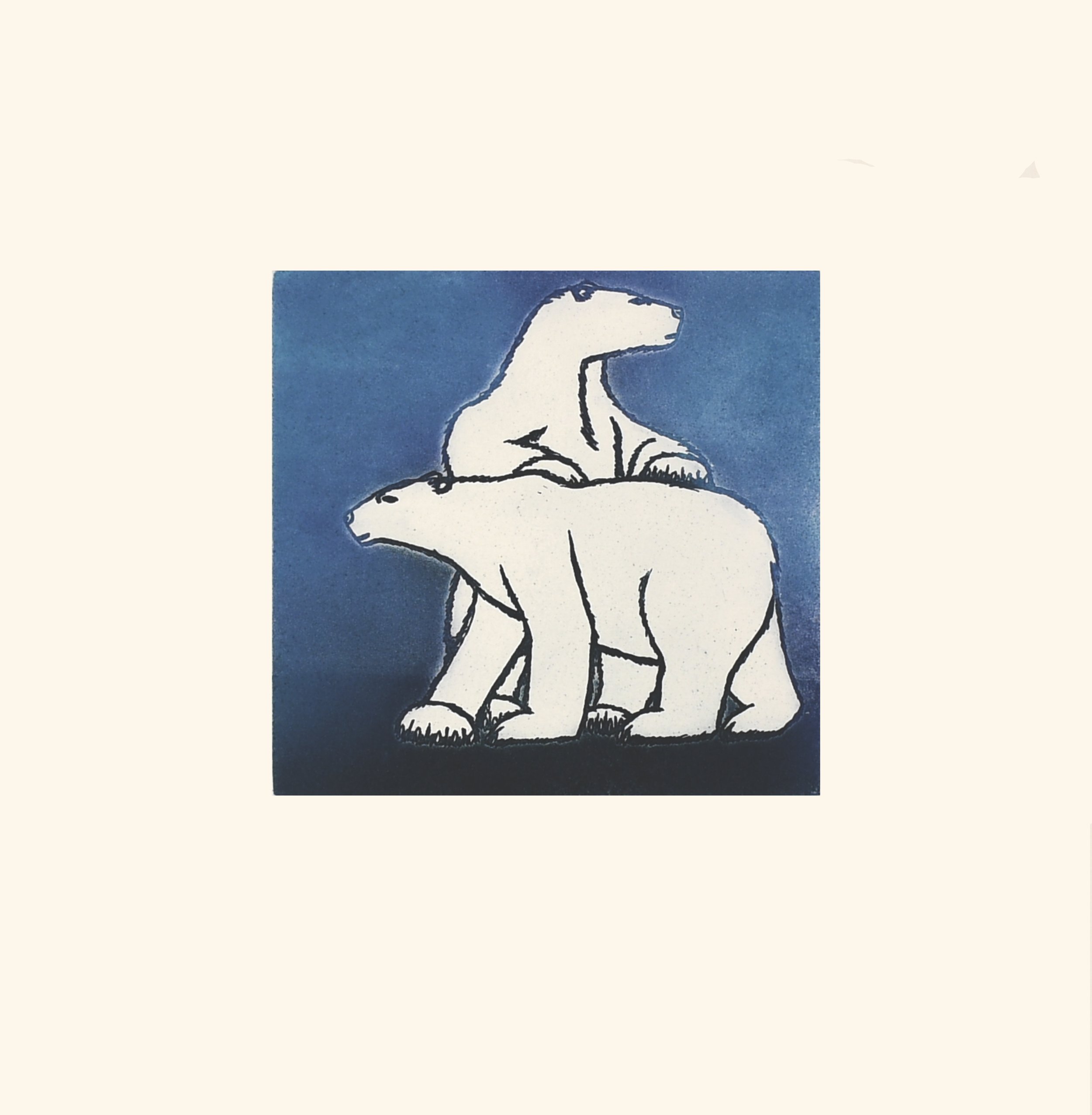 KILLIKTEE KILLIKTEE 23. Lookout Etching & Chine Collé Paper: Arches White Printer: Studio PM 31.5 x 30.5 cm $ 400