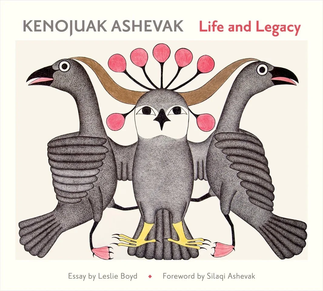 Kenojuak Ashevak ケノワック・アッシュバック★Audacious Owl★カナダ イヌイット CANADA Inuit Artist★鳥　額入りプリント Kenojuak Ashevak Resources \u2014 DORSET FINE ARTS