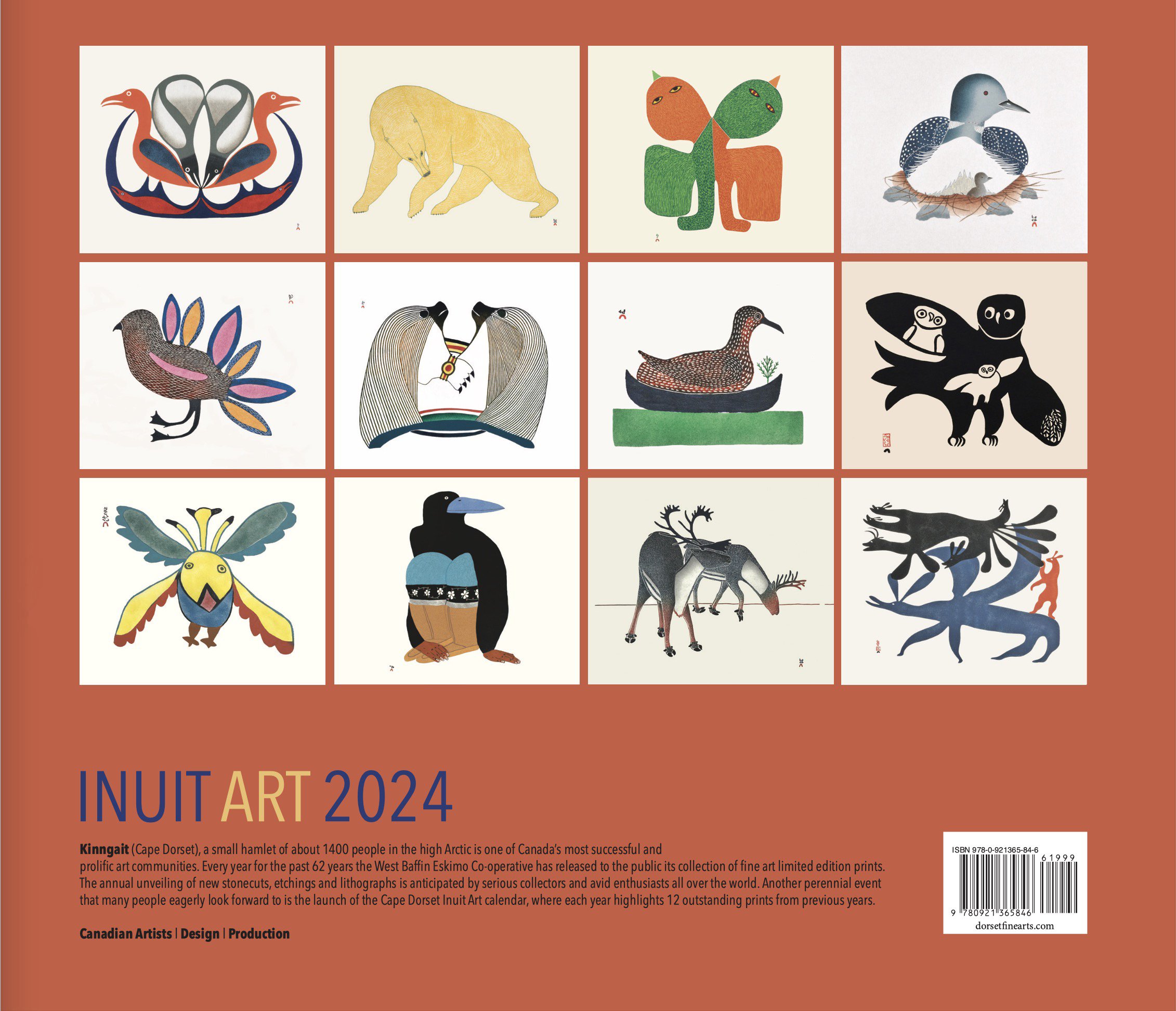 2024 Inuit Art Calendar — DORSET FINE ARTS