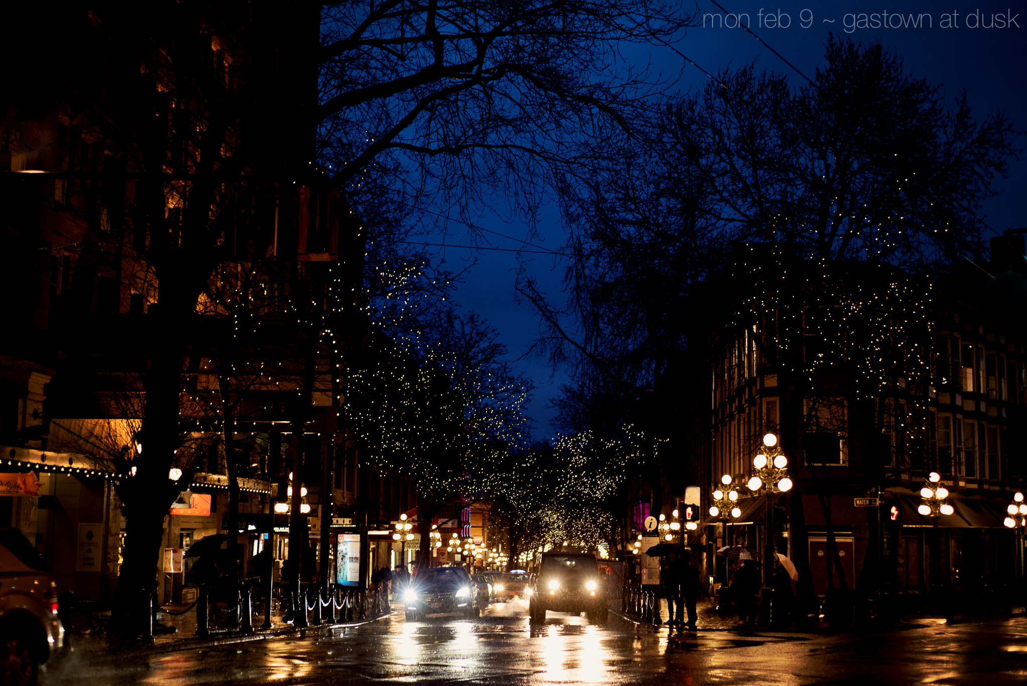 gastown at dusk