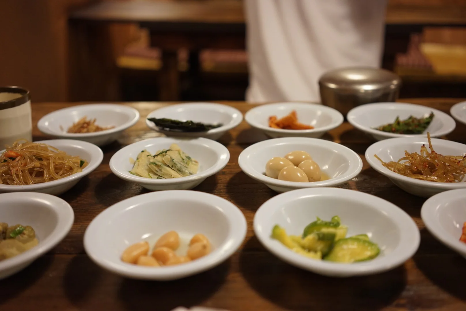 Sigol Bapsang, a place that specialized in serving a huge variety of banchan, korean side dishes