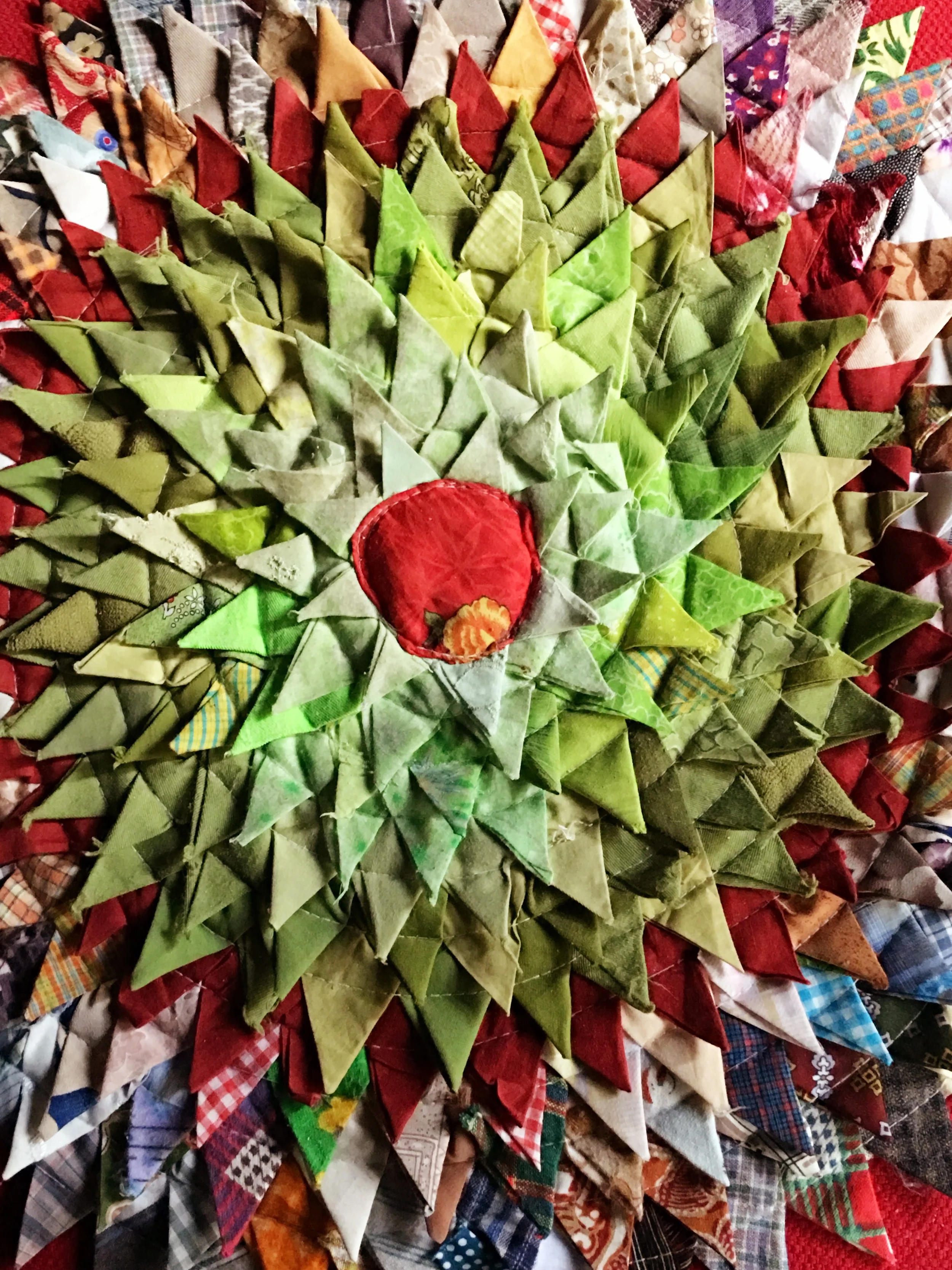 the red heart of a prayer