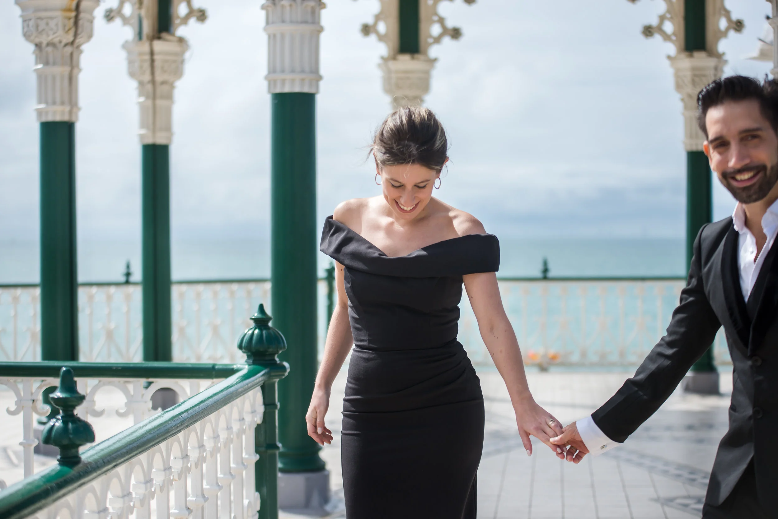 Copy of Stefania and Juan hand in hand