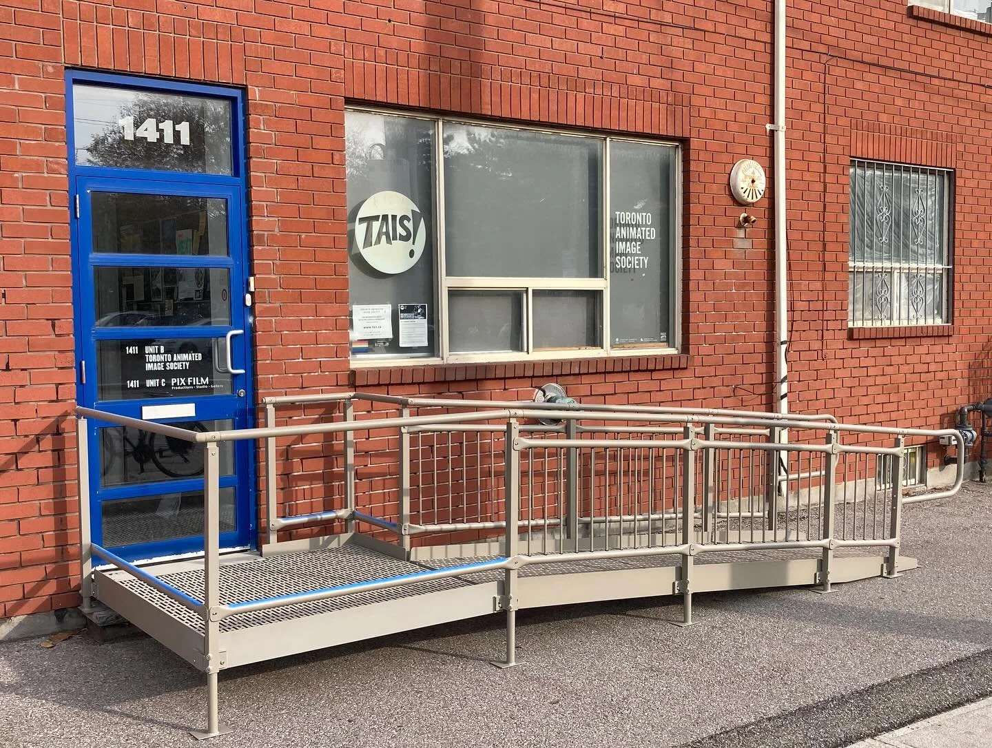 We&rsquo;re celebrating having made @tais_animation a more accessible space for all! Thanks to 2 major grants from the Ontario Trillium Foundation, our little artist-run centre now has an accessible entrance, main floor washroom, new storage and work
