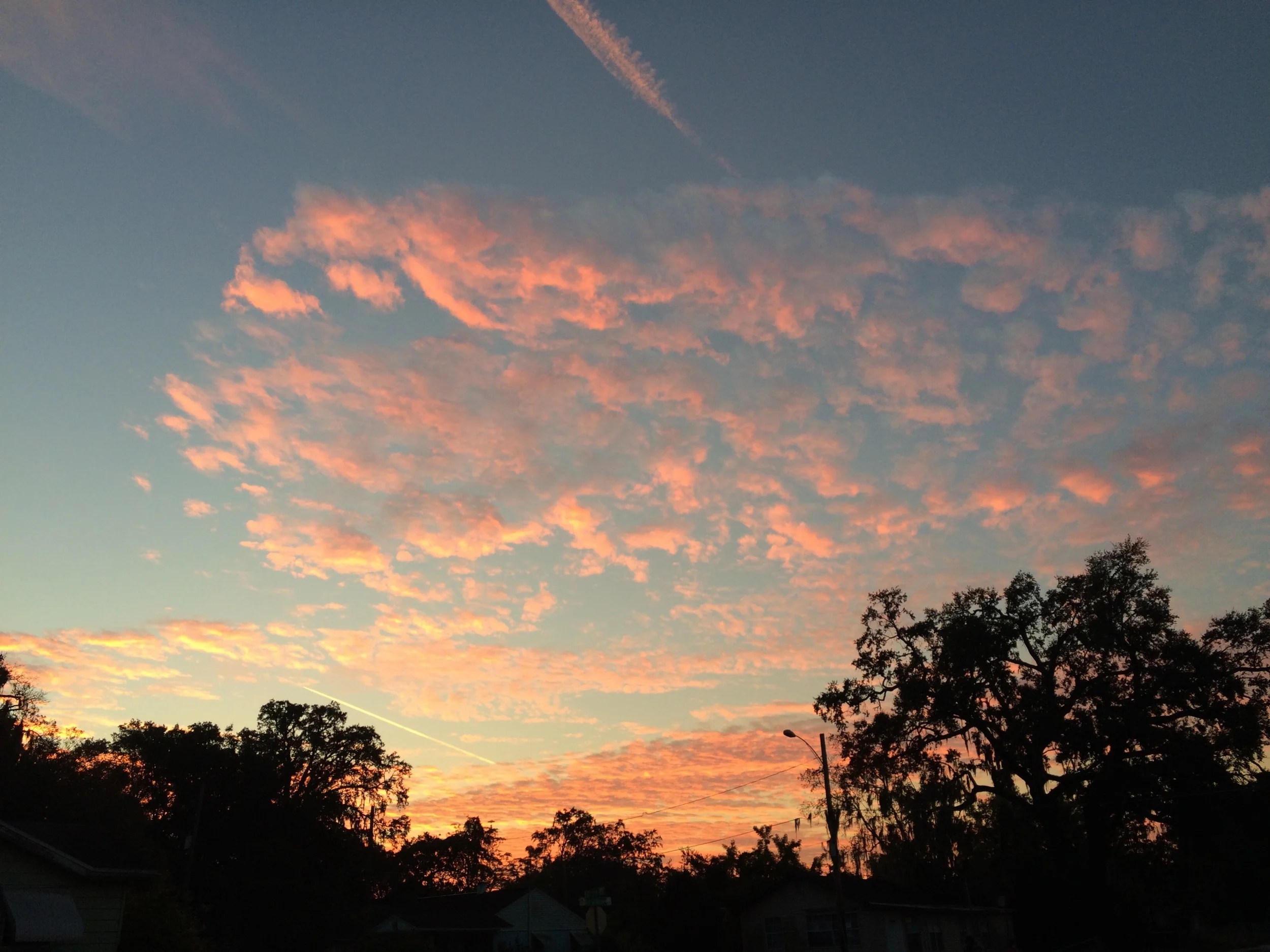 Seeing beautiful Florida morning skies beats sleeping in anyday!