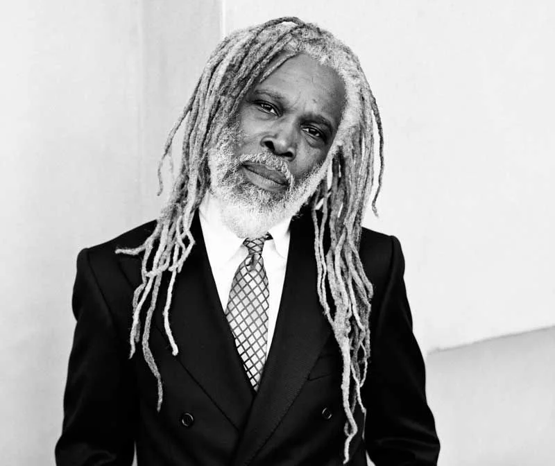 Billy Ocean, rockin' the gray dreads.