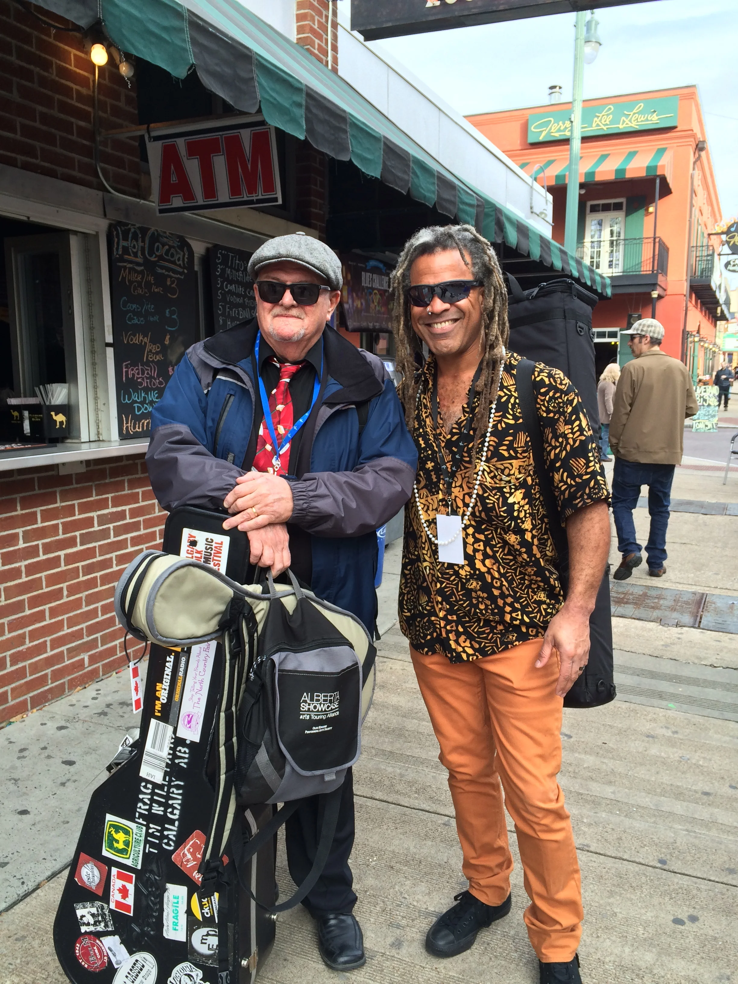 With 2014 IBC Solo/Duo Winner Tim Williams on Beale.