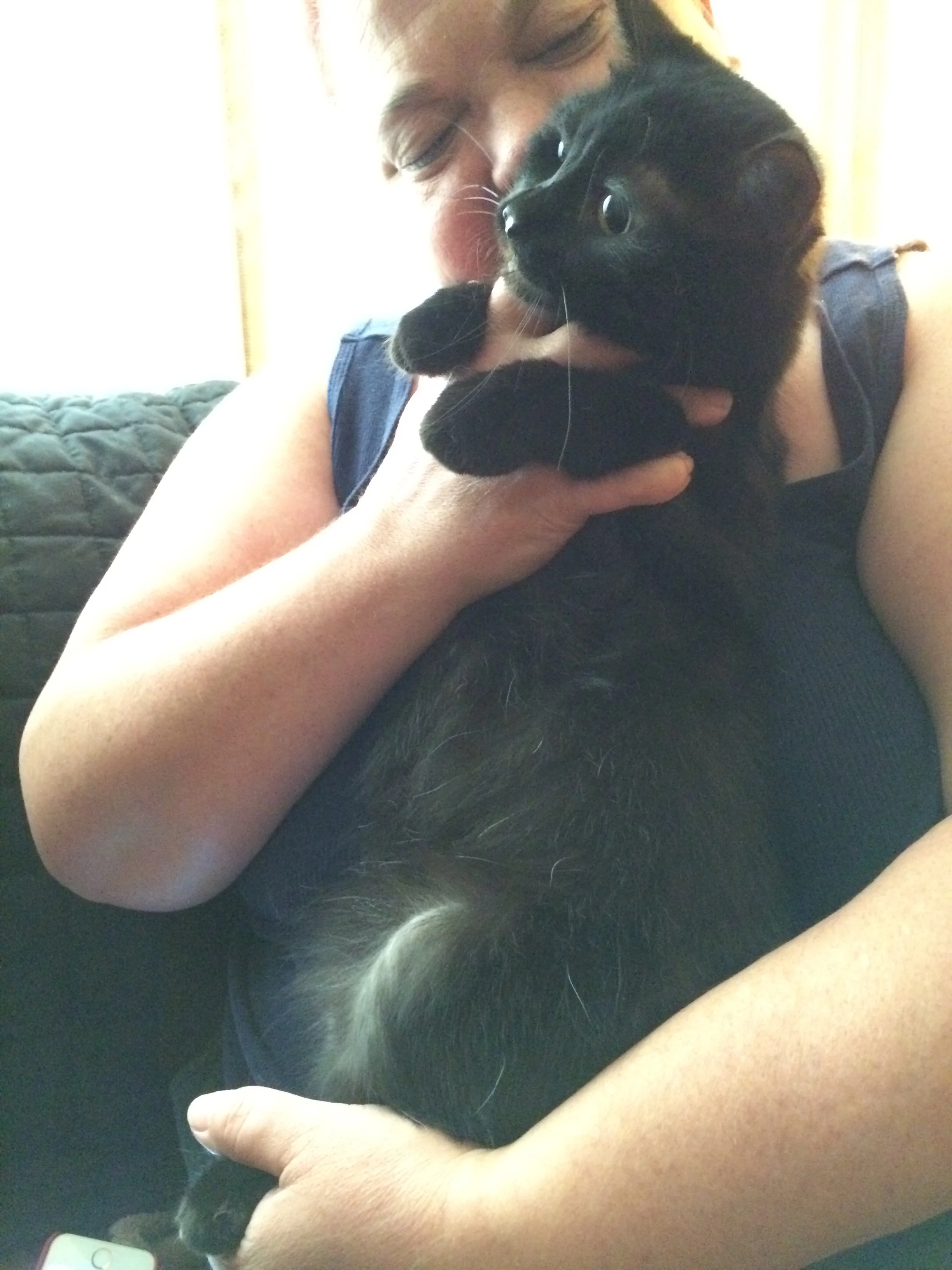 Jae giving our dear Sammi a smush. 