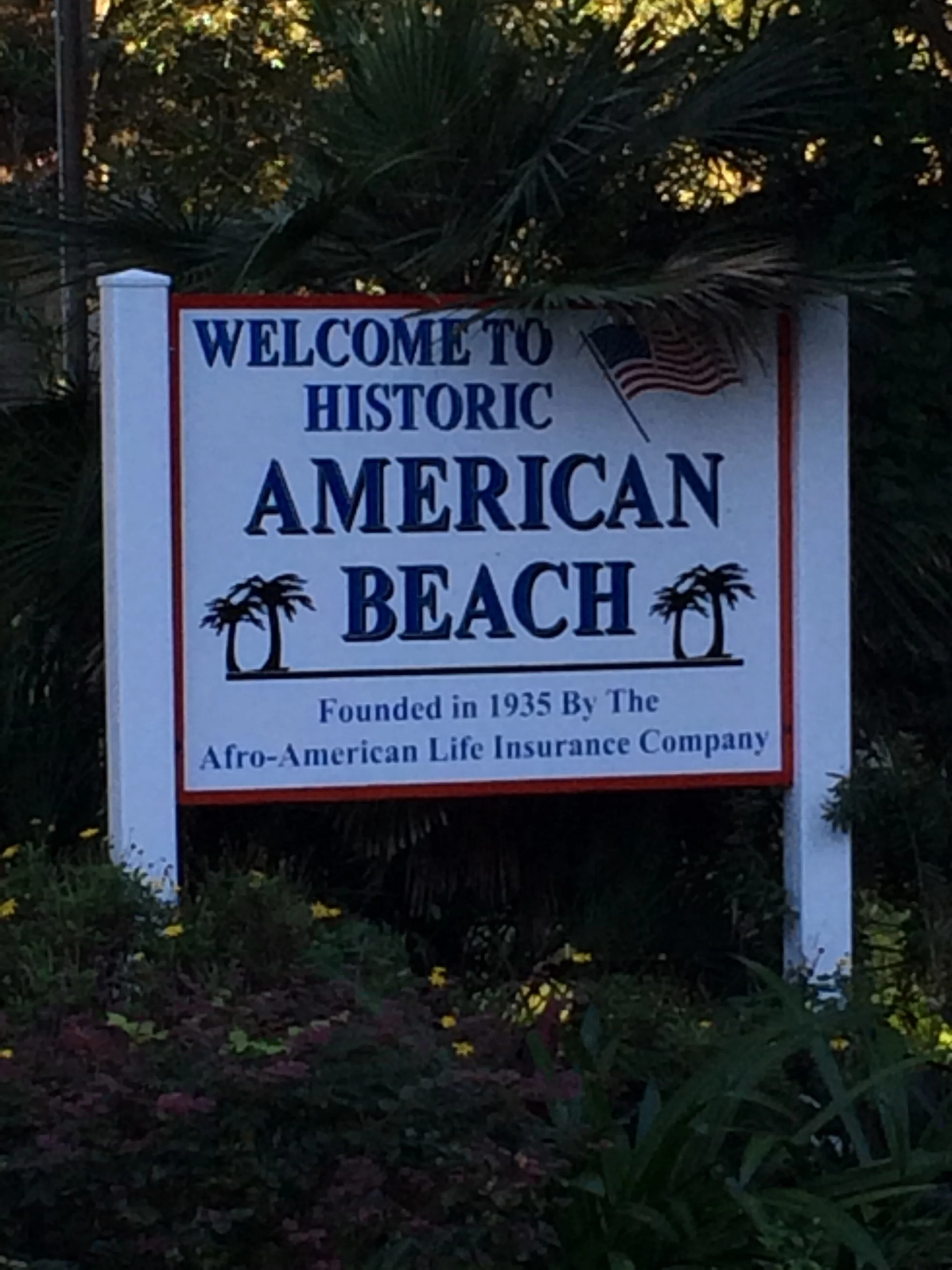 Sign at the town limits.