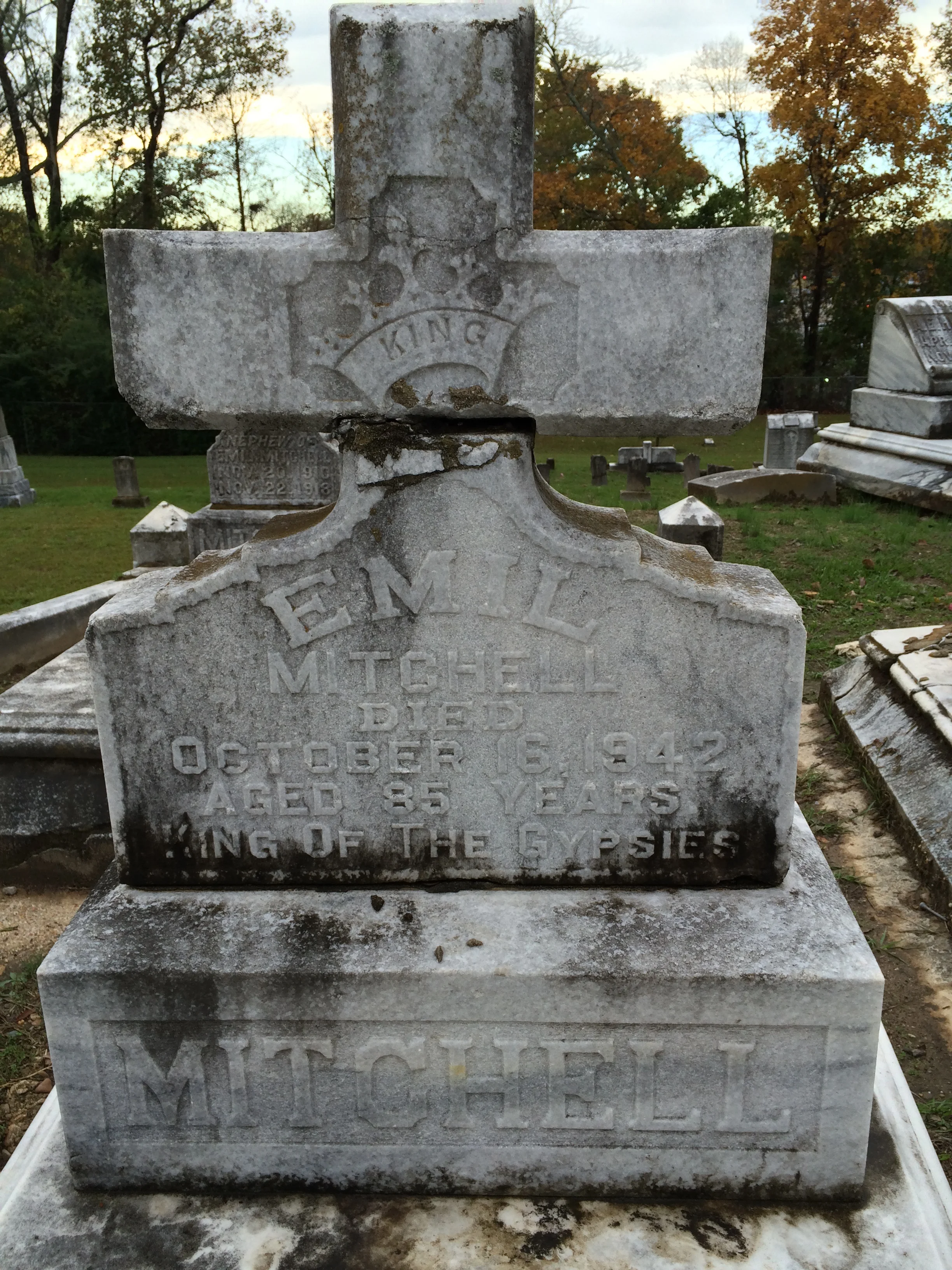 King of the Gypsies - Rose Hill Cemetery - Meridian, MS