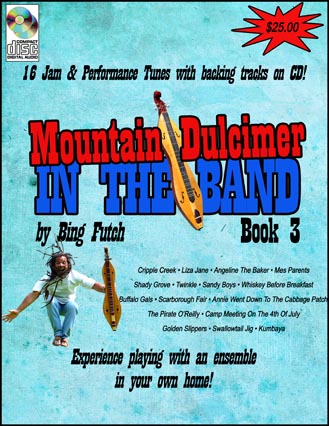 DIGITAL BOOK DOWNLOAD: Mountain Dulcimer In The Band - Book 3 (PDF and MP3 files)