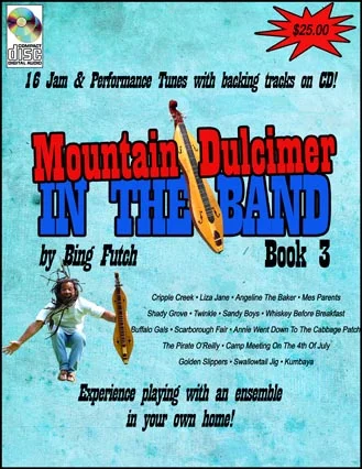 DIGITAL MUSIC DOWNLOAD: Mountain Dulcimer In The Band (Book 3) MP3 Audio Files