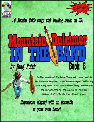 DIGITAL MUSIC DOWNLOAD: Mountain Dulcimer In The Band (Book 6) MP3 Audio Files