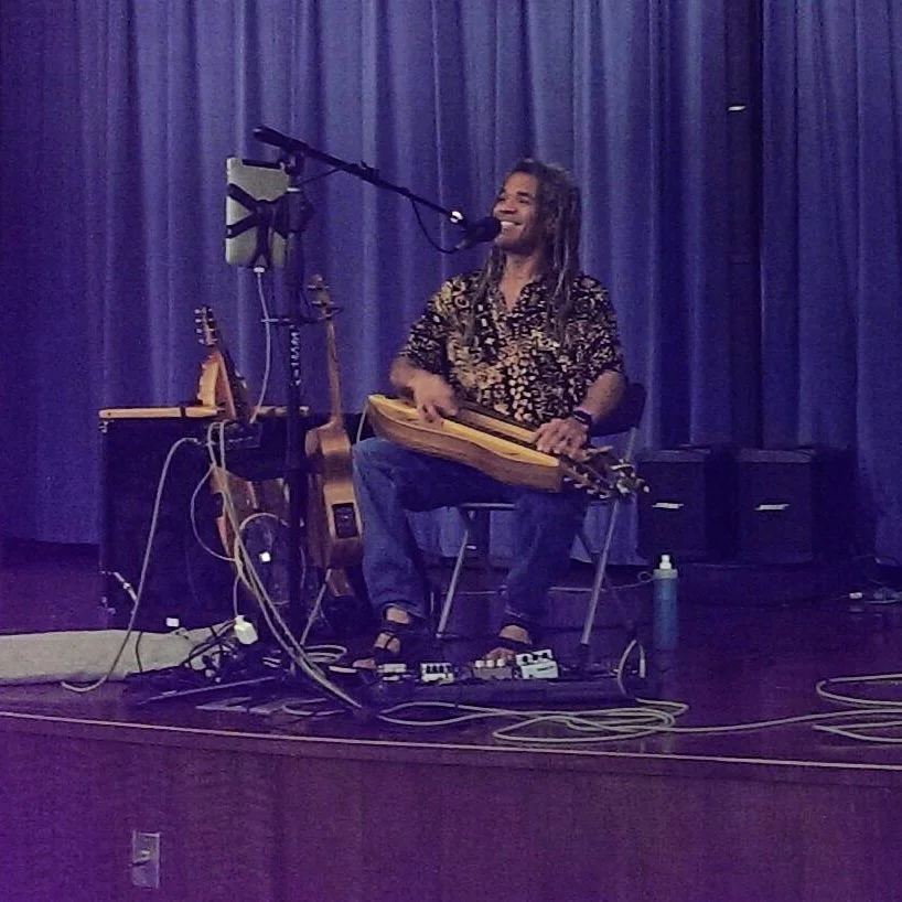 Performing in New Castle, Indiana.