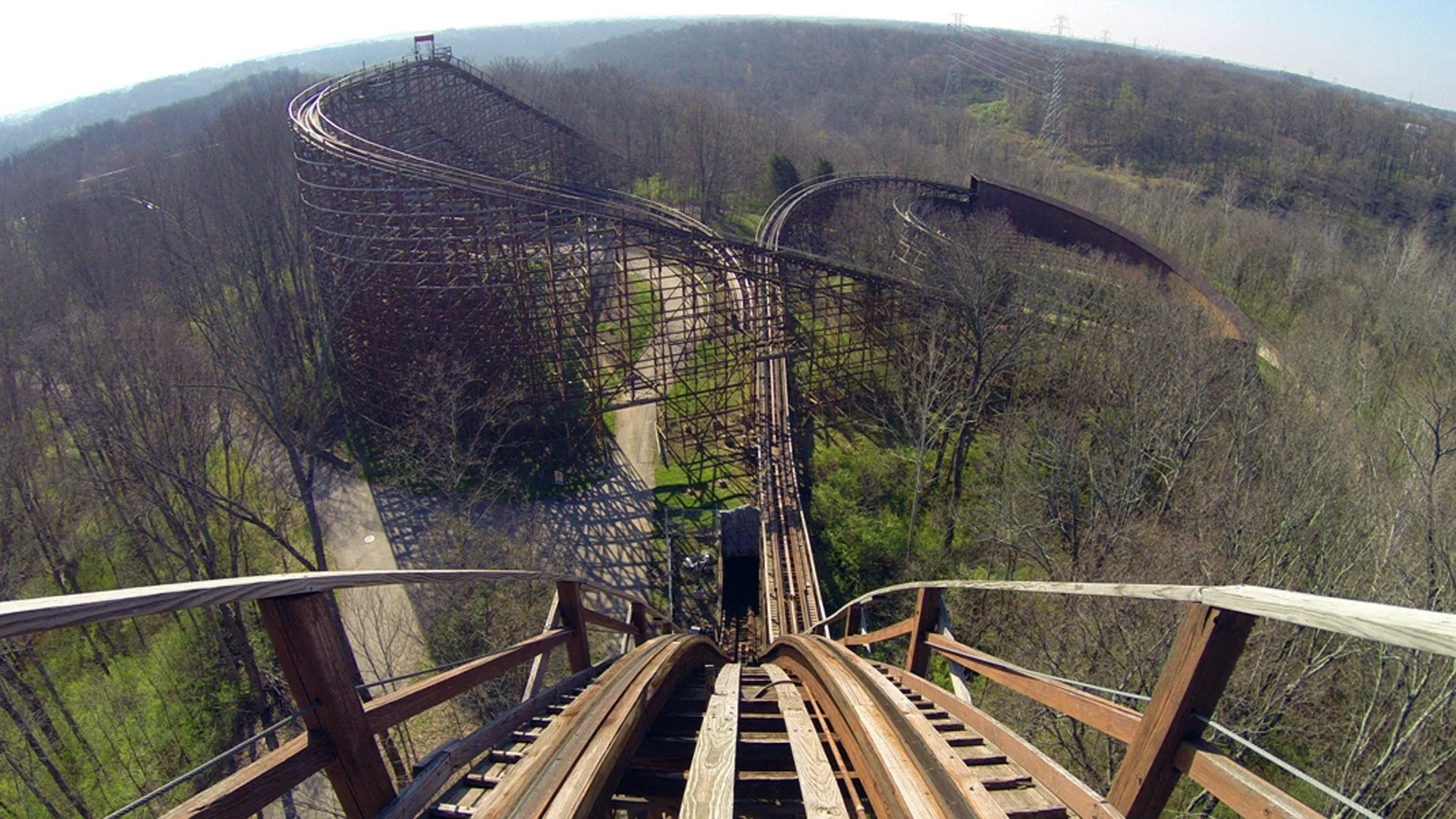 The Beast. Still the longest roller coaster in the world. At night, it's mind-blowing. Click the image for an even bigger in-your-face view.