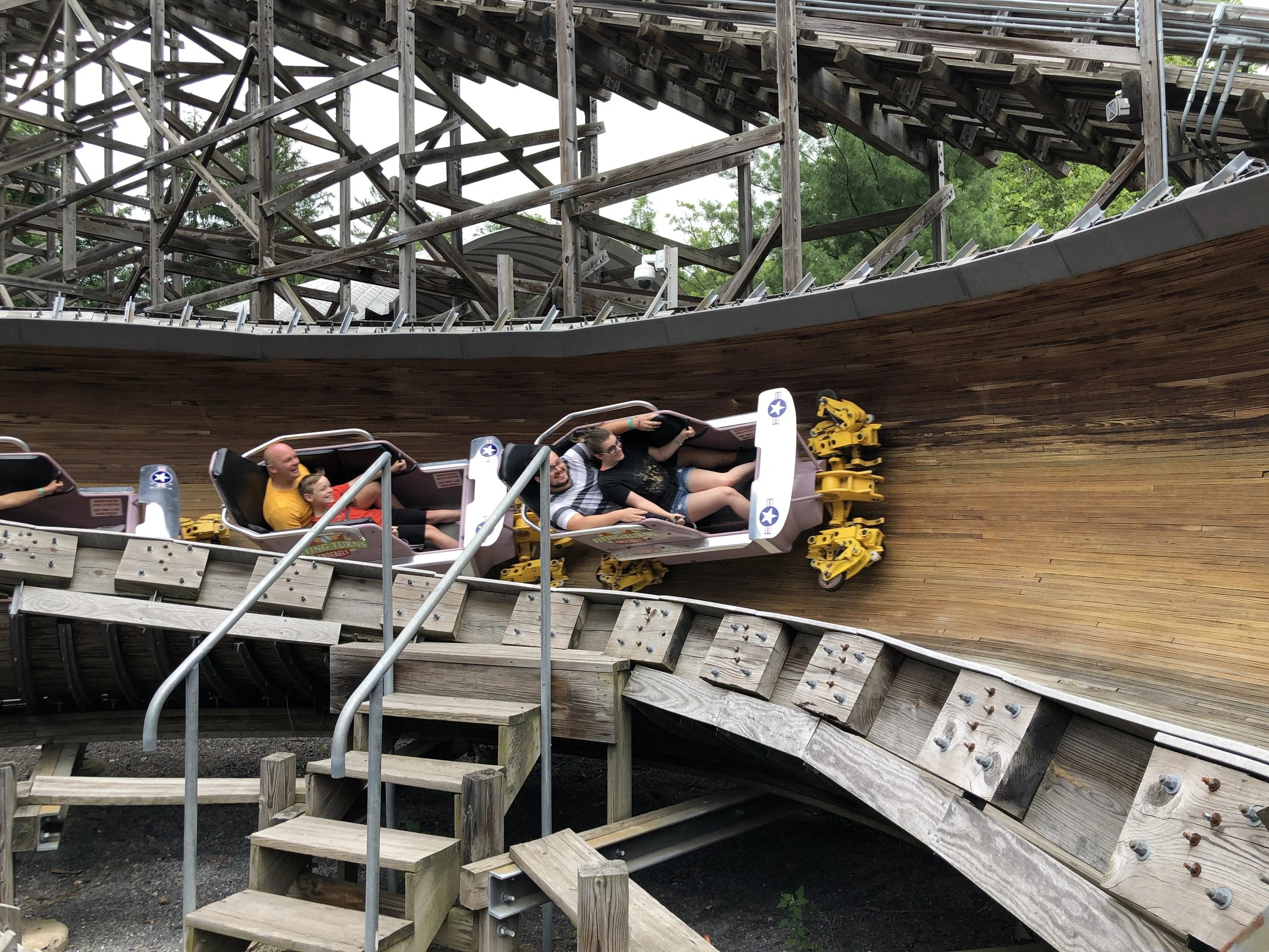 Flying Turns at Knoebels Amusement Resort - Elysburg, Pennsylvania.