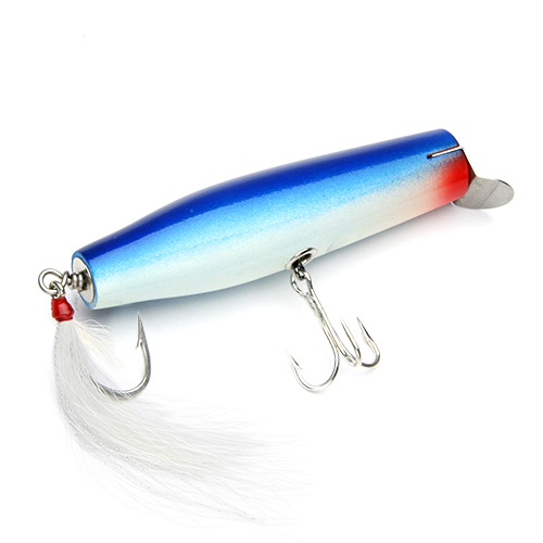 1 Gibbs Lures Danny Surface Swimmer BUNKER 1 1/2 oz FREE SHIP WOODEN CLASSIC 
