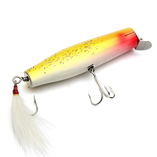 1 Gibbs Lures Danny Surface Swimmer BUNKER 1 1/2 oz FREE SHIP WOODEN CLASSIC 1 Gibbs Lures Danny Surface Swimmer BUNKER 1 1/2 oz FREE SHIP WOODEN CLASSIC