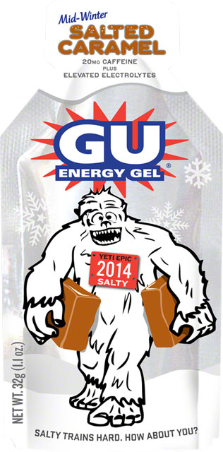 10.) GU Salted Caramel Energy Gel