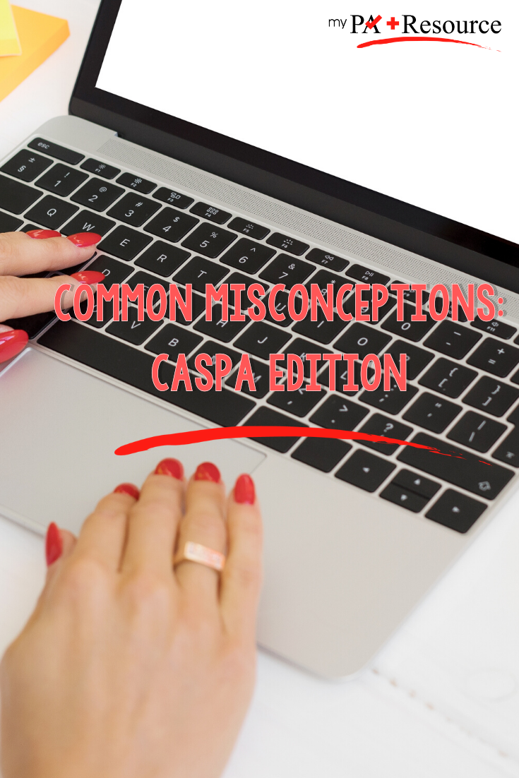 Common Misconceptions CASPA Pinterest-myPAresource.png