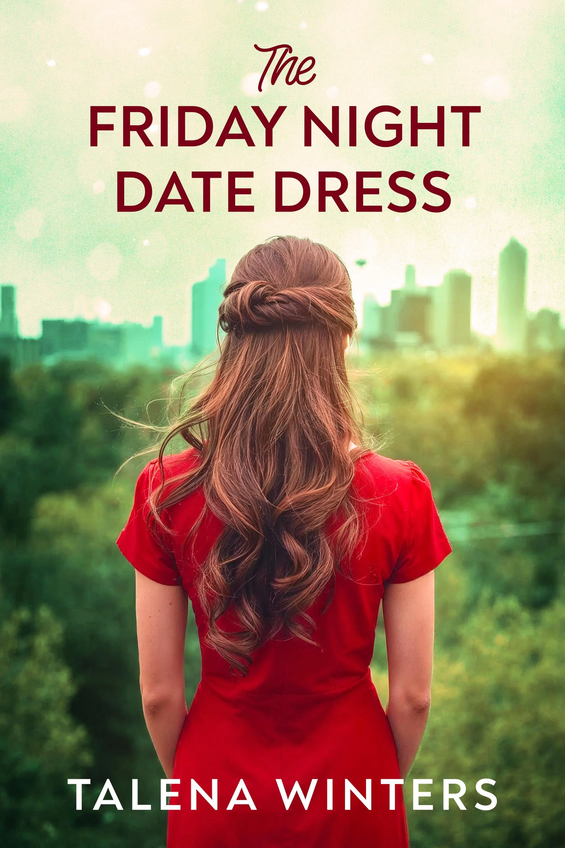  The Friday Night Date Dress 

  Genre:  Inspirational Romance (novella)     She sews runway masterpieces … but who will mend her damaged heart?    After suffering tragic loss, Melinda pours her grief into creating couture masterpieces she wears only