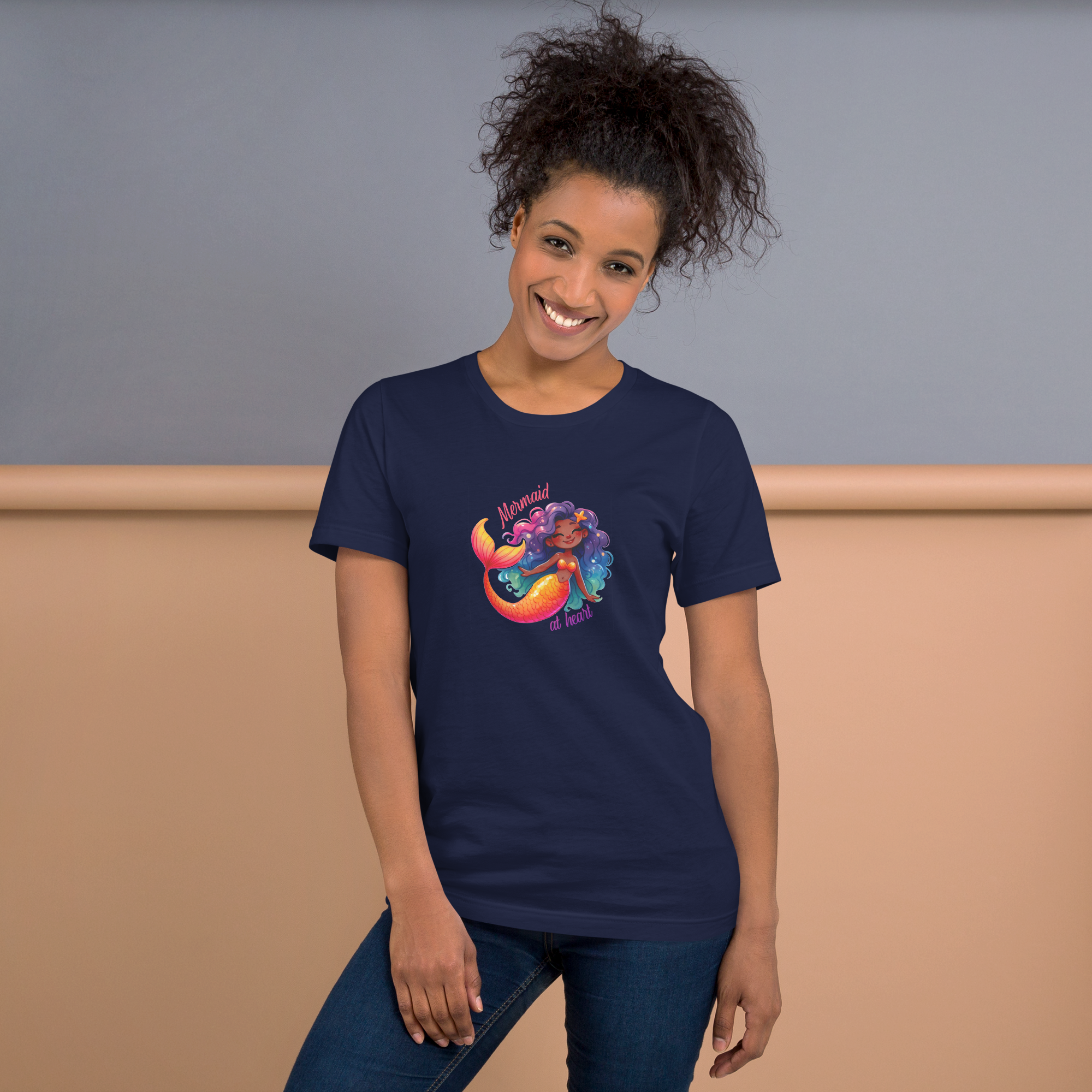 “Mermaid at Heart” - unisex adult t-shirt