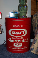Only in the South can you find a vintage shortening container that once held 110 pounds of the stuff!