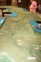 A scale map of the Mississippi--we still had to travel most of the way to it's end when I took this photo.