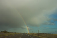Double rainbow over Saskatchewan.