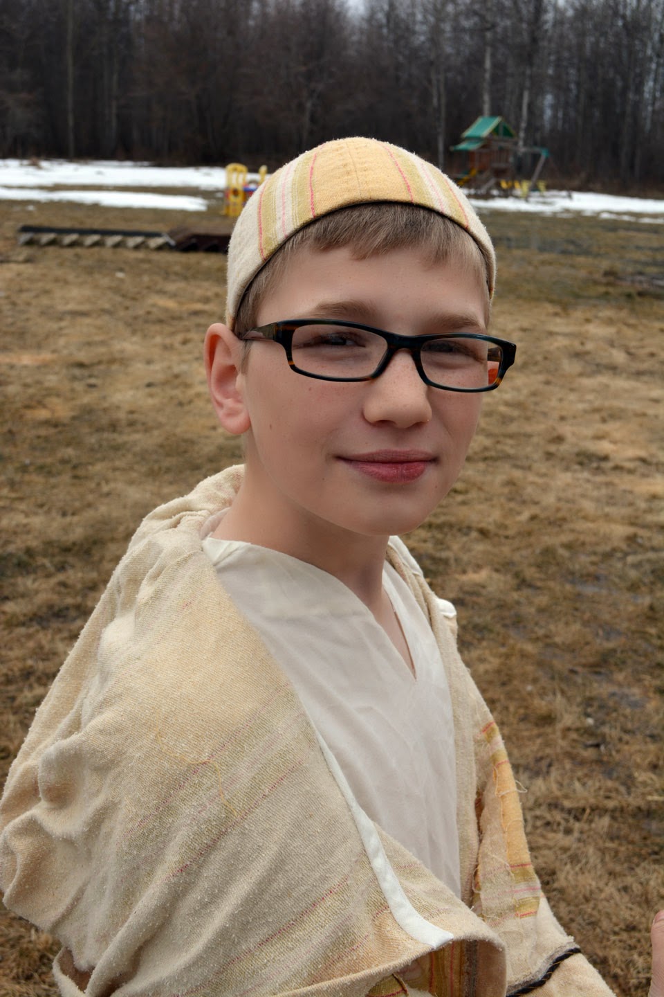 Little shepherd boy--with glasses?