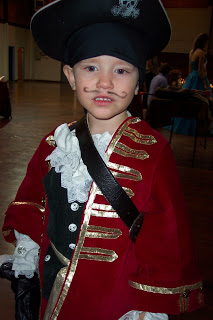 Captain Noah Hook, who was too distracted to smile for the camera.