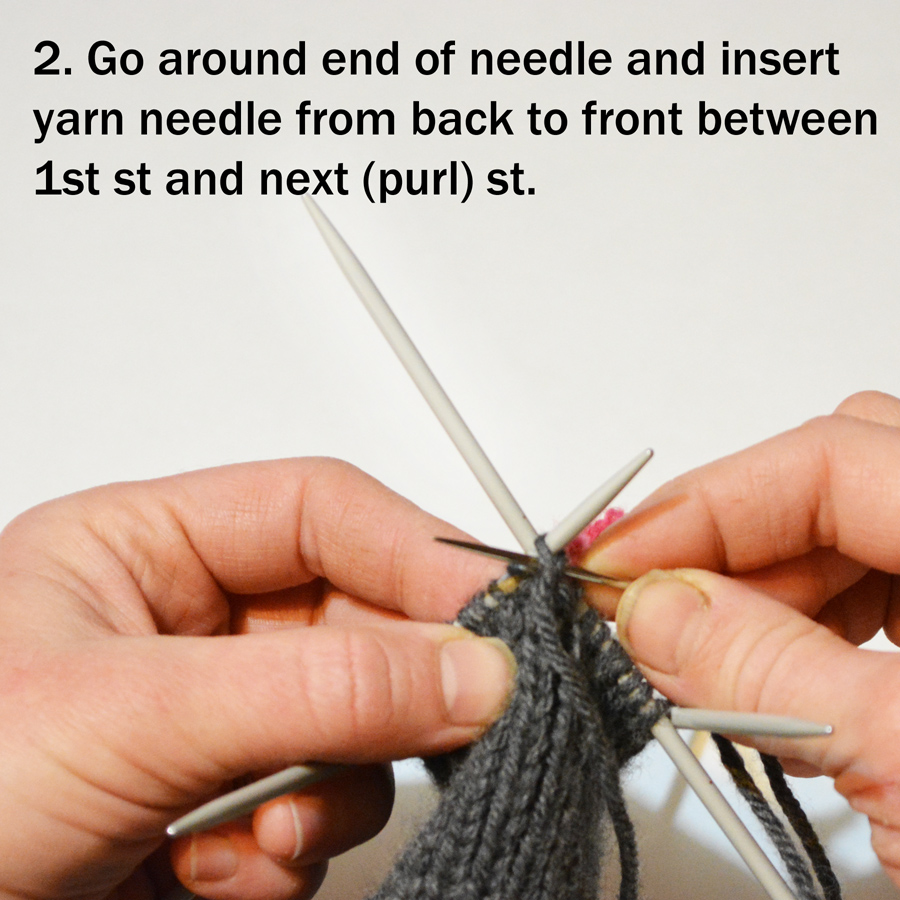 Sewn Rib Bind Off — Talena Winters