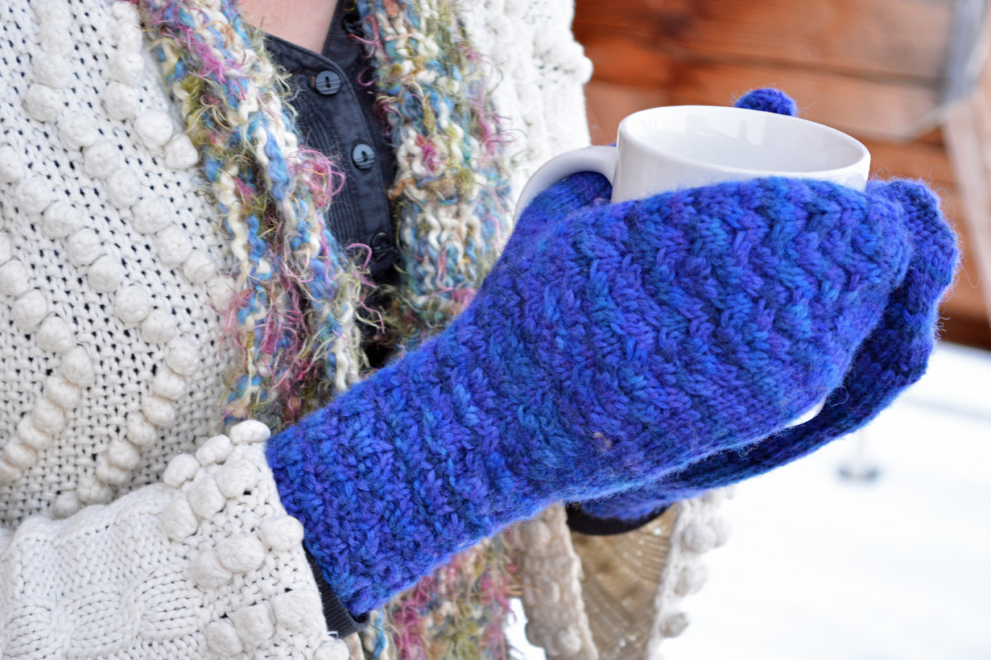Mermaids and Dragons Mittens