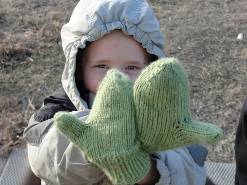 Lined Seamless Mittens