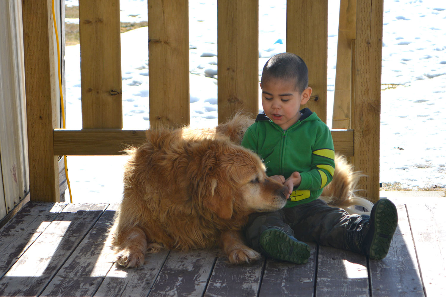 Sunshine and Levi - best friends forever. :-)