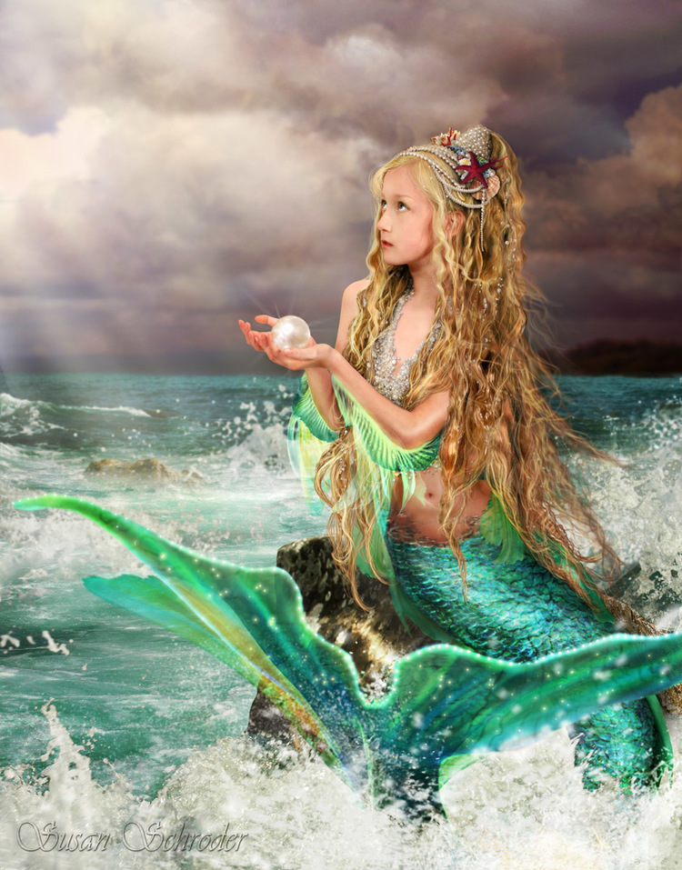 This amazing "Marina" image was created by Susan Schroder. I am so in love with it and Susan's work. Check it out (and get your own copy) at her website, http://susanschroder.com/ . Susan will be creating the covers on my mermaid series. (Image used with permission.)